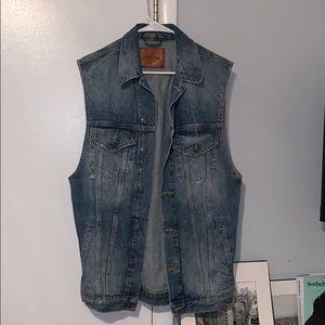 Zara denim oversized vest **PRICE NEGOTIABLE**